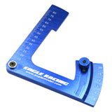 Eagle Racing (#3791V3-BL) High Angle Camber Gauge 22 Degree - Blue