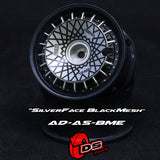 DS Racing (#AD-AS-BME) AERO DRIFT Wheel Cover - Slope Silver w/ Black Mesh