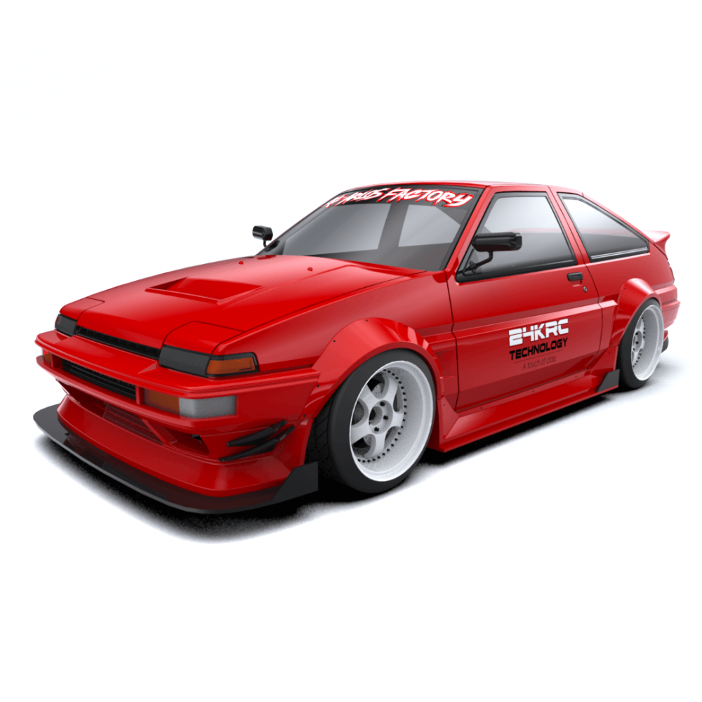 24KRC Toyota AE86 Trueno J-Run Wide Body Kit – MRC Plaza