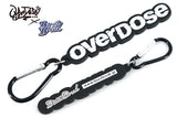 Overdose Rubber Keychain OVERDOSE A - Letter Type