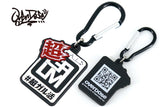 Overdose (#BB-KE-005) Rubber Keychain OVERDOSE C - #Chou Garukatsu Type