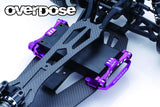 Overdose Alum. Battery Holder Type-2 - Purple