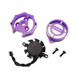 Acuvance (#OP15098) FLEDGE Fan/Cover/End-Bell Set - Purple