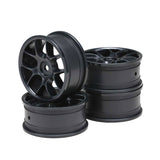 Yokomo 10 Spoke Medium Narrow Wheel Set - Black