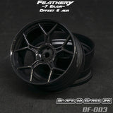 DS Racing (#DF-003) Drift Feathery 5Y Spoke Wheel - Black Hi Gloss 2K