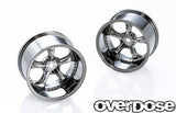 Overdose (#OD2889) WORK VS KF 30mm Wheel - Black Metal Chrome