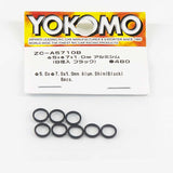 Yokomo (#ZC-A5710B) Alum. Spacer 5.0 X 7.0 X 1.0mm - Black